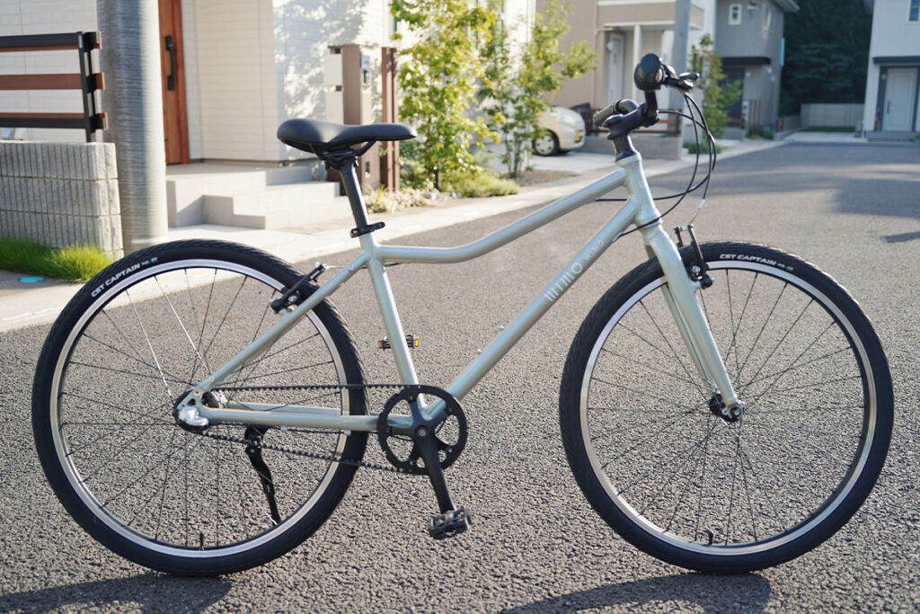 おしゃれ wimo kids 子供自転車 ベルトドライブ 国内最軽量 26インチモデル「wimo Kids 26」