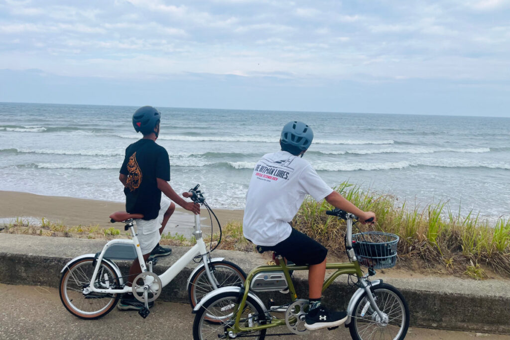 のと里山サイクリングルート 「のと里山サイクリングルート」の海沿い区間